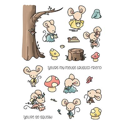 LDRS Creative Clear Stamps - Mouse Trusted Friend